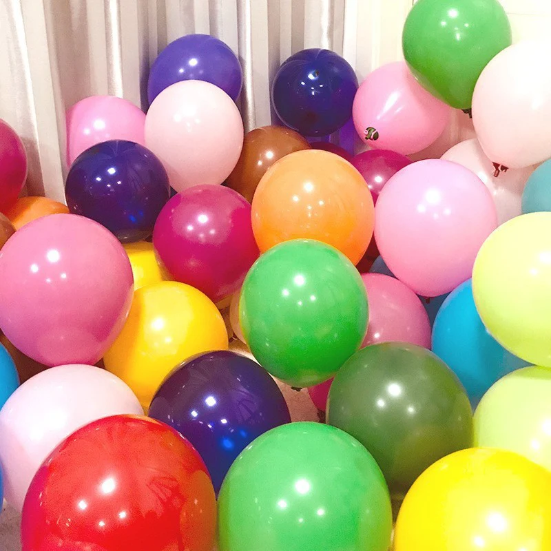 12 hüvelykes latex léggömbök
