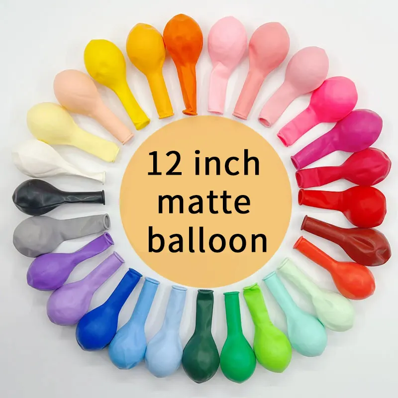 12 hüvelykes matt ballon