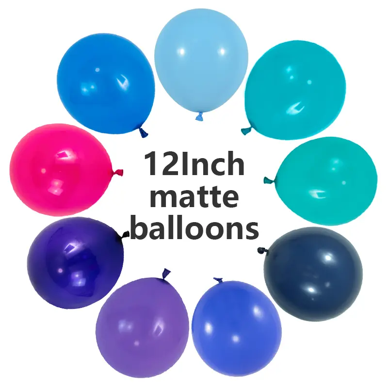 12 hüvelykes matt latex léggömbök