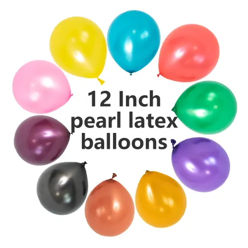 12 hüvelykes Pearl Latex léggömbök