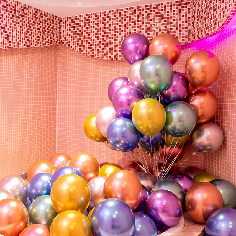 18 hüvelykes fém latex ballon