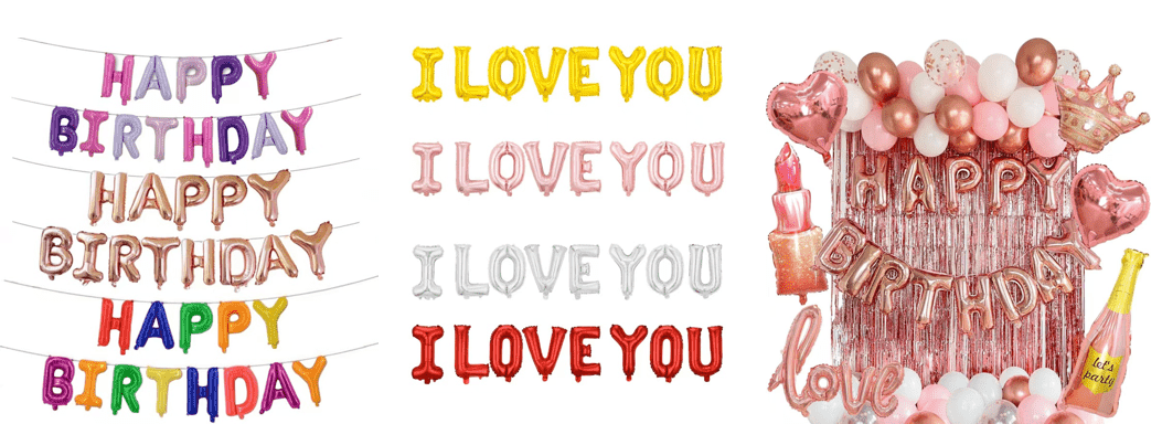 Milyen betűket tartalmaz a 16 hüvelykes levélfólia lufi? Támogatja az ingyenes kombinációt?