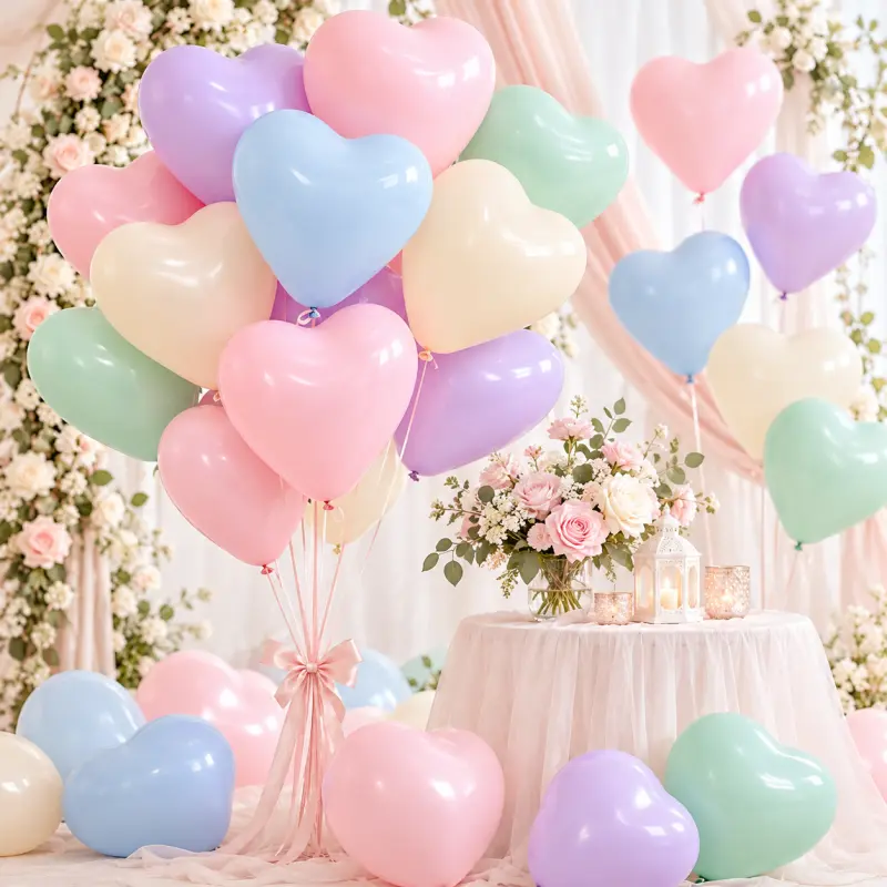Hogyan ellenőrizheti a szív latex ballonok méretét tömeges rendeléseknél