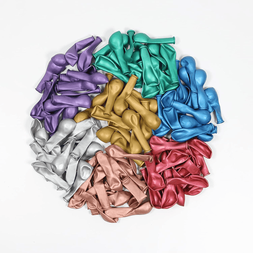 5 hüvelykes fém latex léggömb