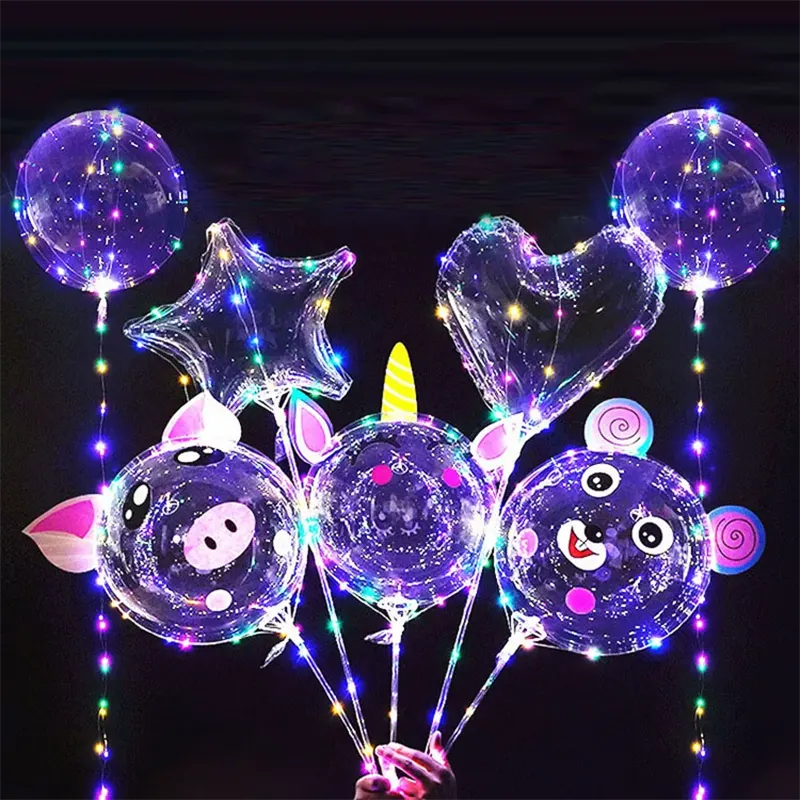 Ballon lámpákkal