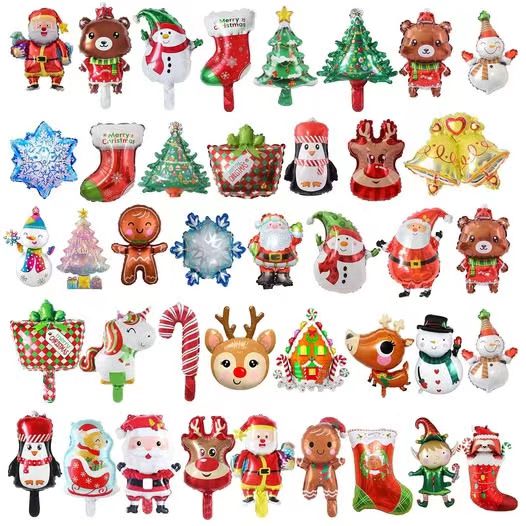 Karácsonyi fólia léggömb készletek