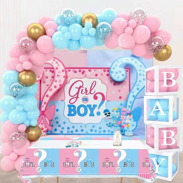 Gender Reveal ballon Garland kit