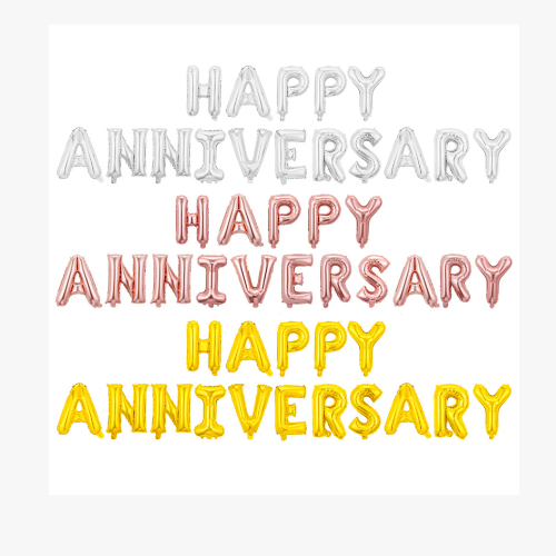 Boldog évfordulót fólia lufi