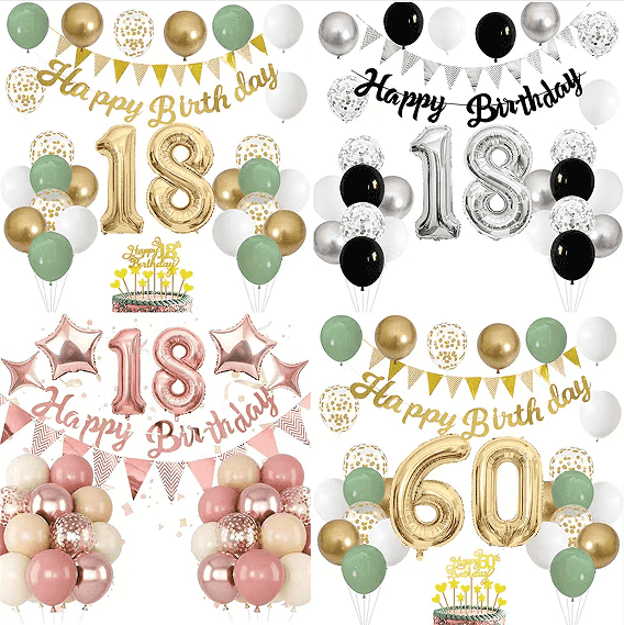 Boldog születésnapot léggömbök