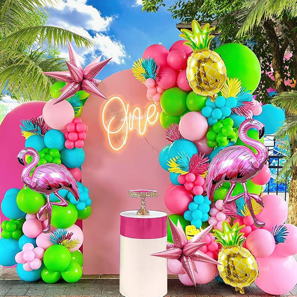Hawaii Theme Balloon Garland készlet