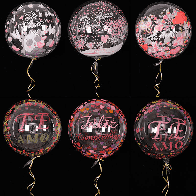 Valentine's Day printed bobo balloon