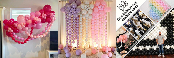 Pair with Balloon Garland Sets