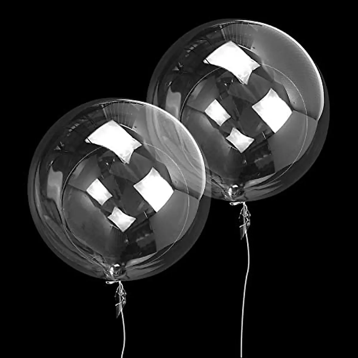 24 inch clear Bobo balloons made from premium transparent TPU for wholesale purchasing