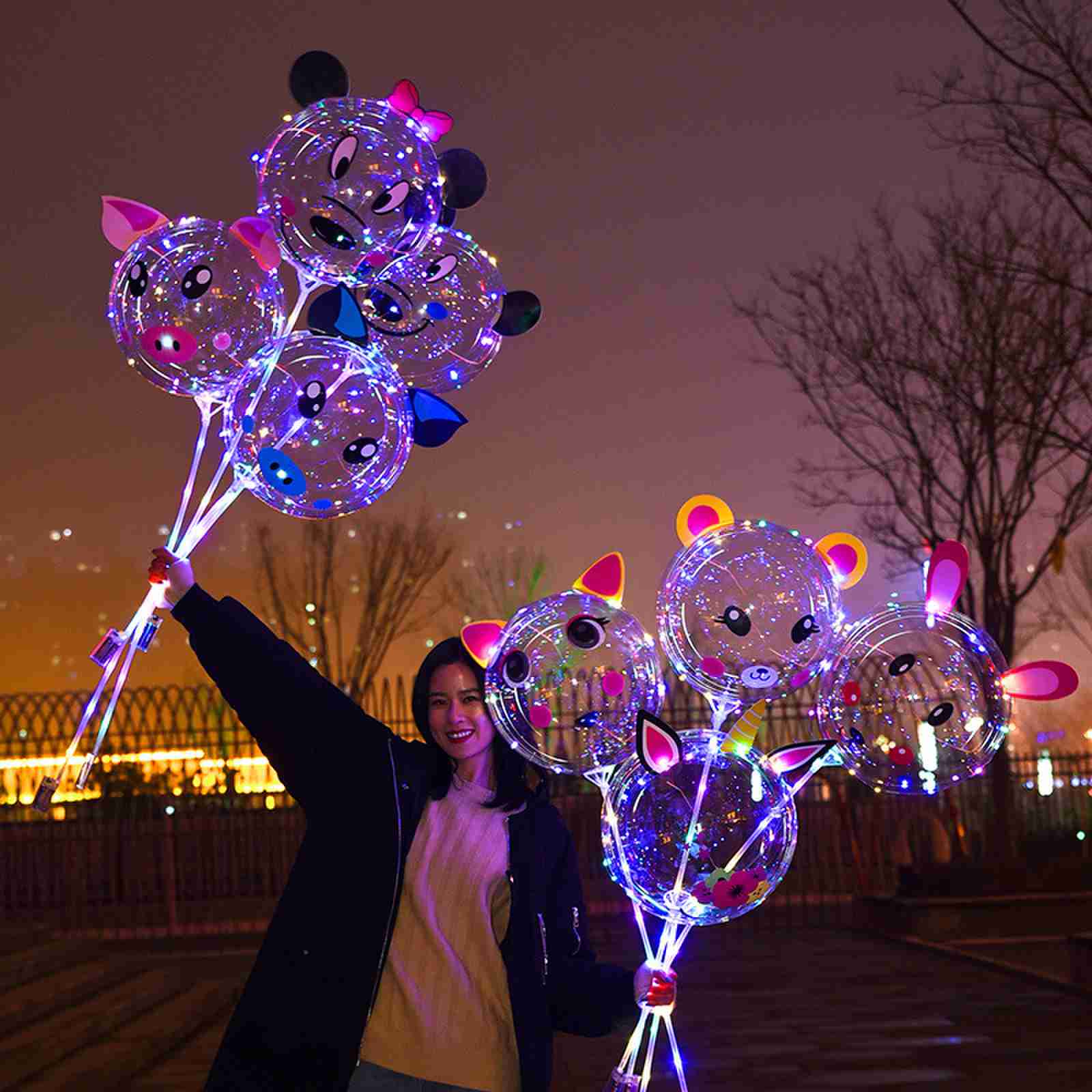 LED -fogantyú bobo ballon