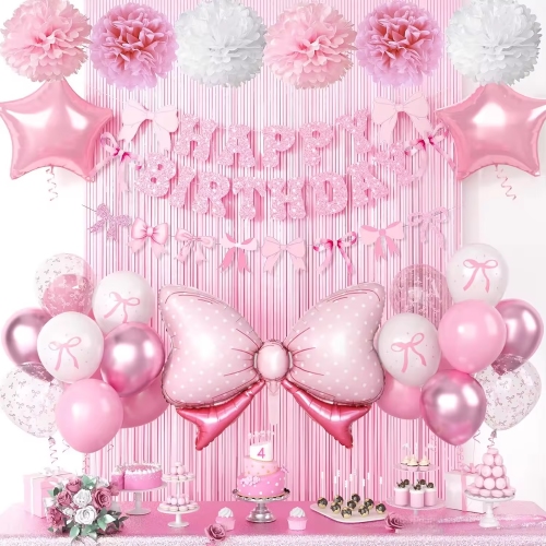 Pink Balloons Garland készletek