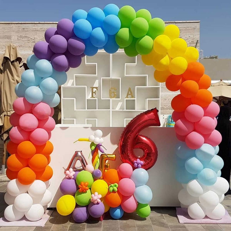 Szivárvány léggömbfüzér