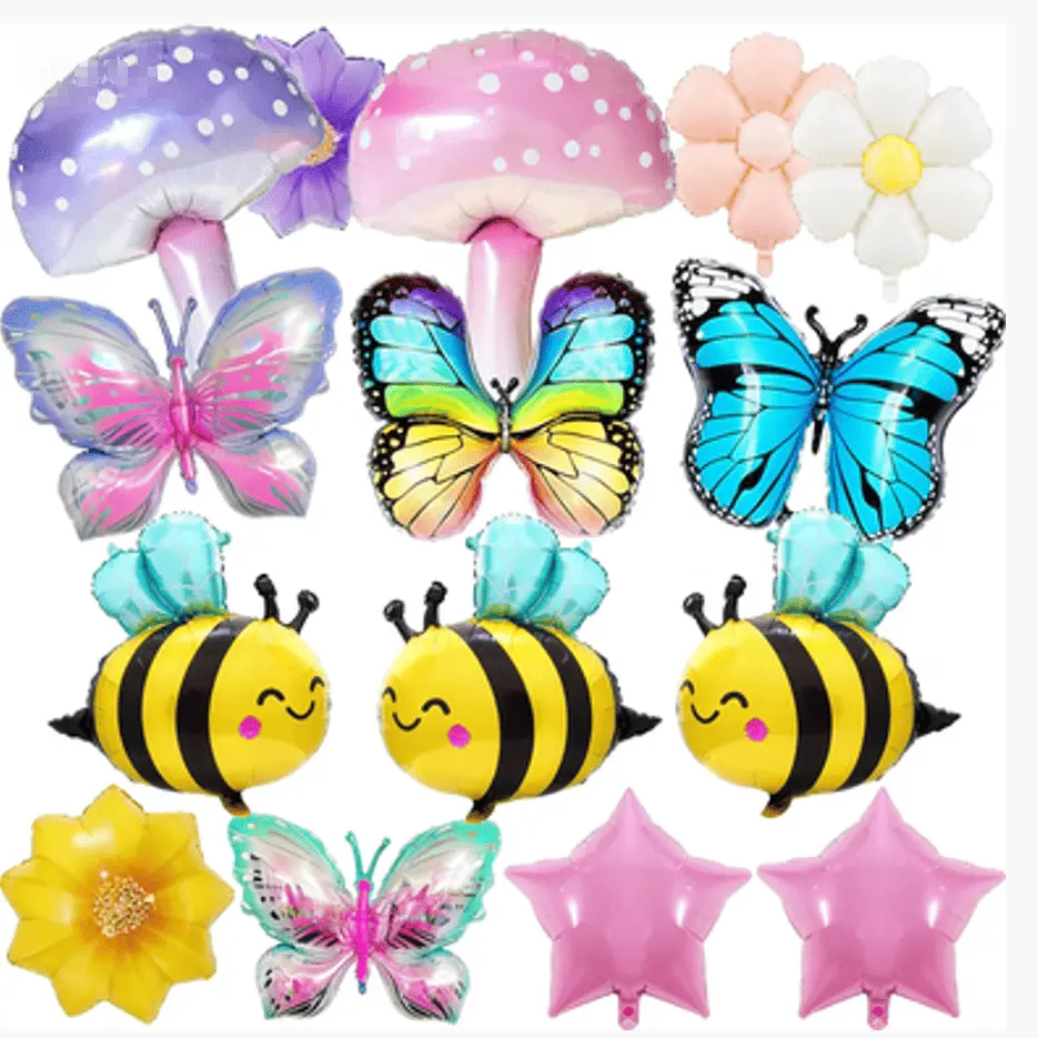 Tavaszi témájú fólia lufi