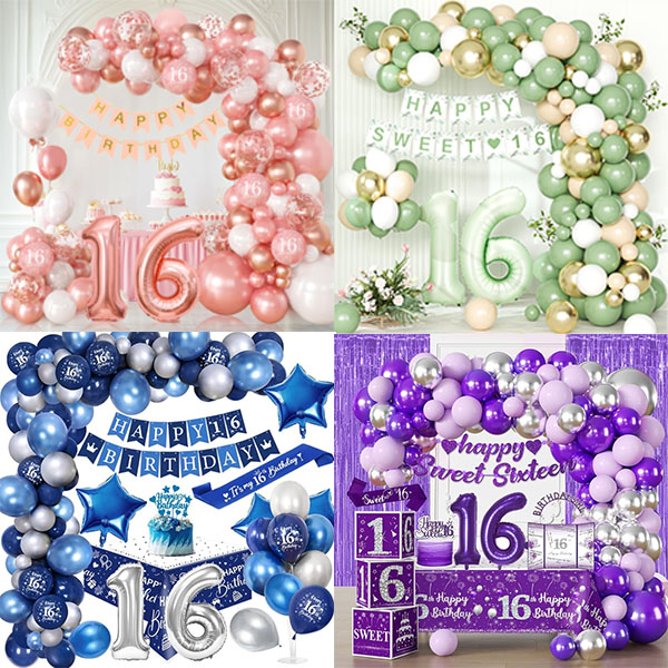 Édes 16 ballonos ív