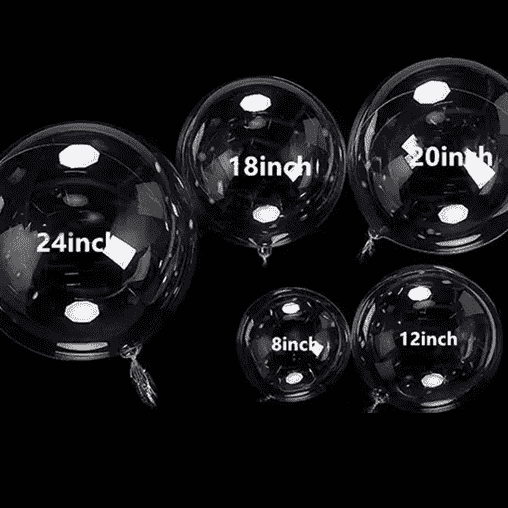 Átlátszó bobo léggömb