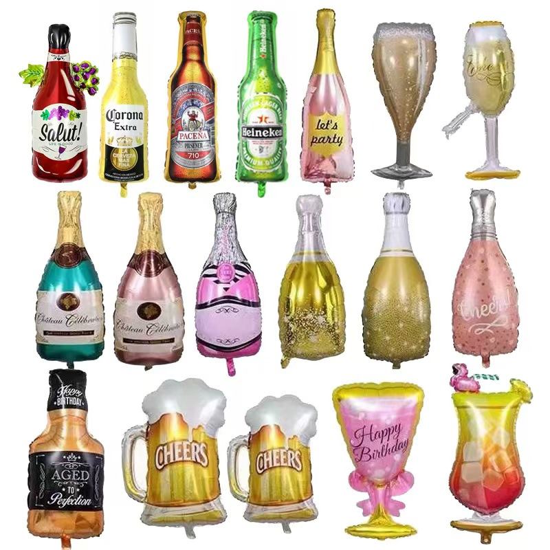 Borosüveg fólia léggömbök